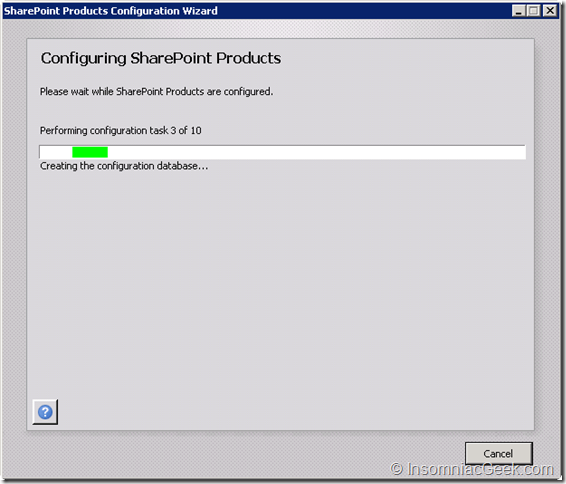 SharePoint products are configured